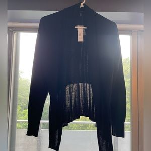 White House Black Market Black Cardigan